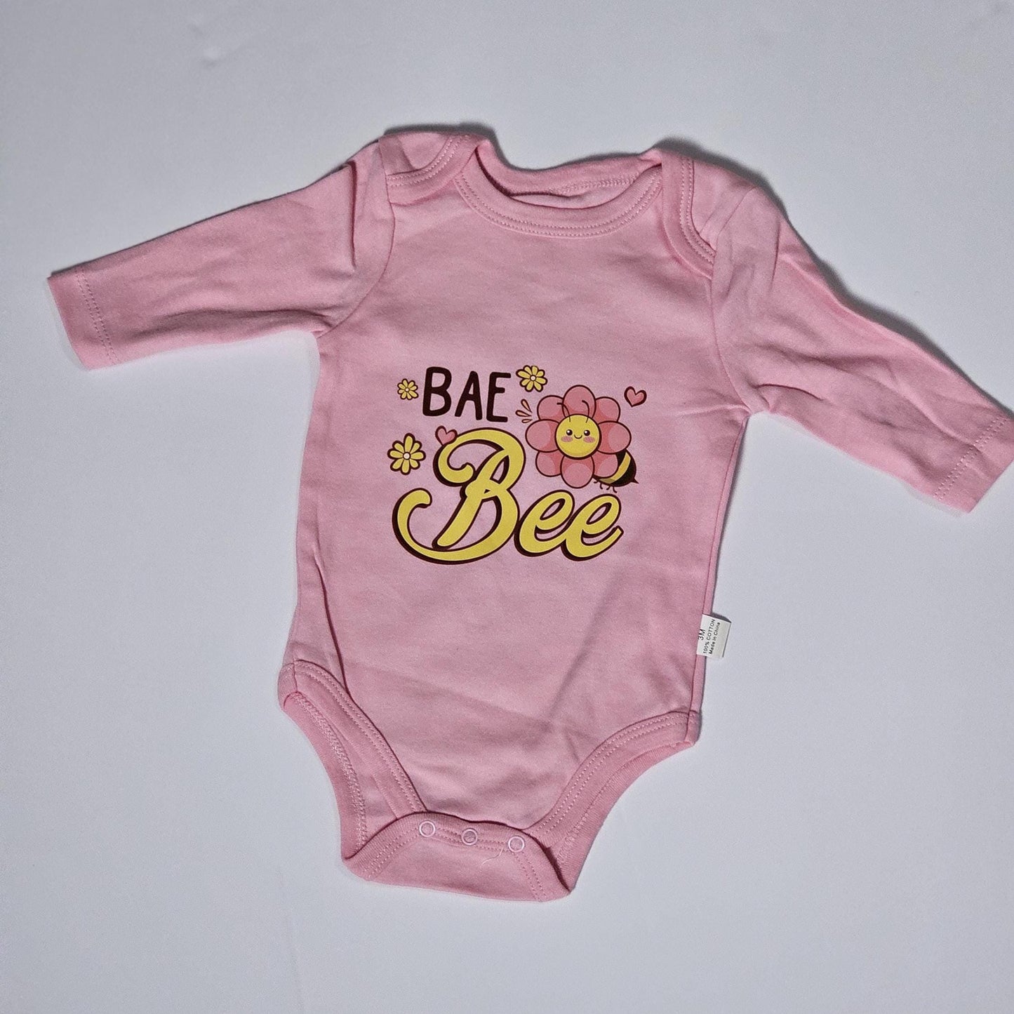 Bae Bee Baby Onesie | Cute Bee Infant Bodysuit 3M | Baby Shower Gift | Gender Neutral Baby Outfit | Newborn Clothes