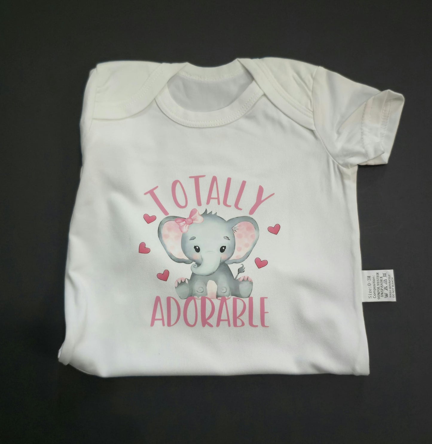 Totally Adorable Baby Onesie: Soft Cotton Newborn Bodysuit