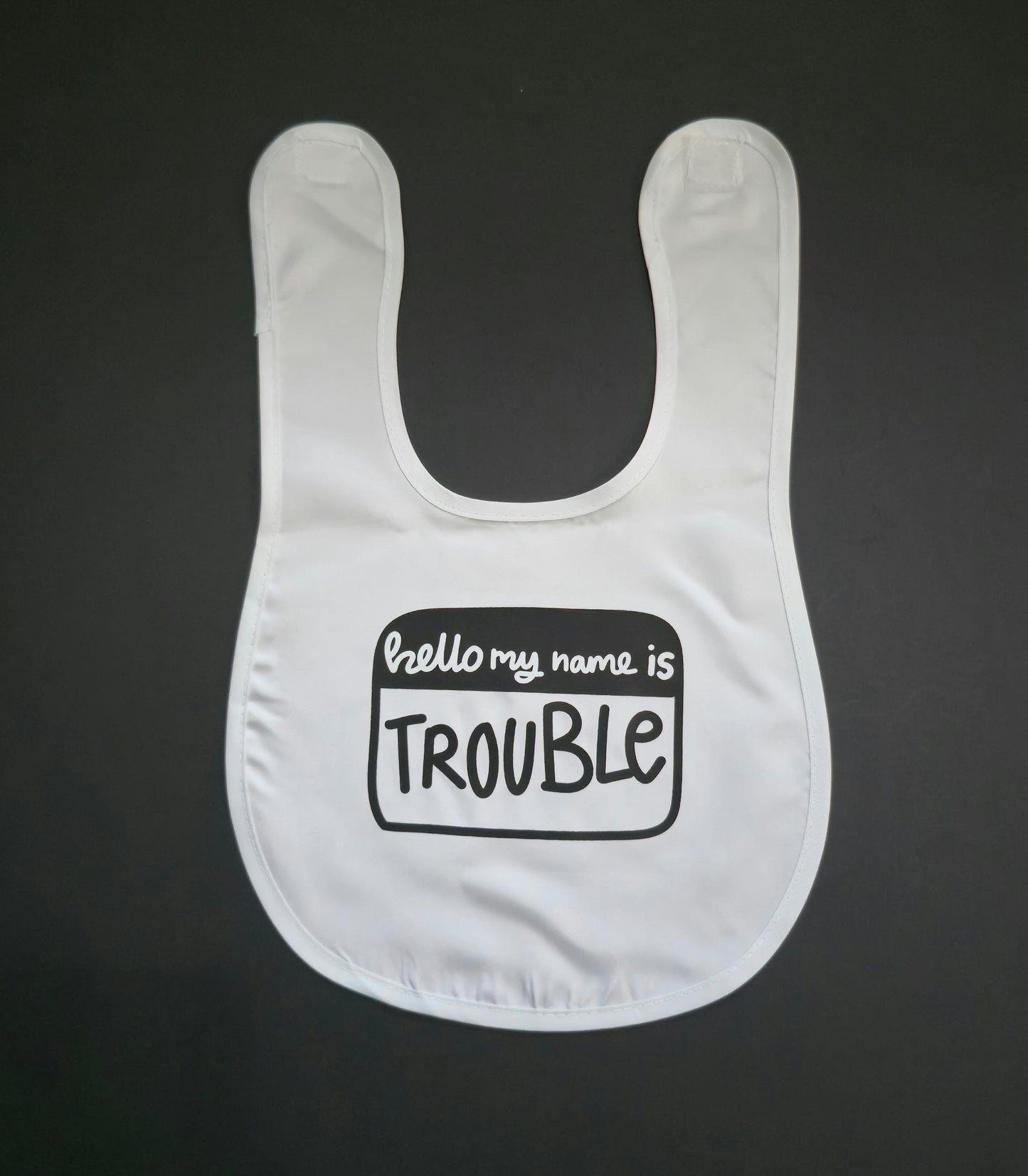 Funny Baby Bandana Bib: "Snack Squad" Cotton Drool Bib