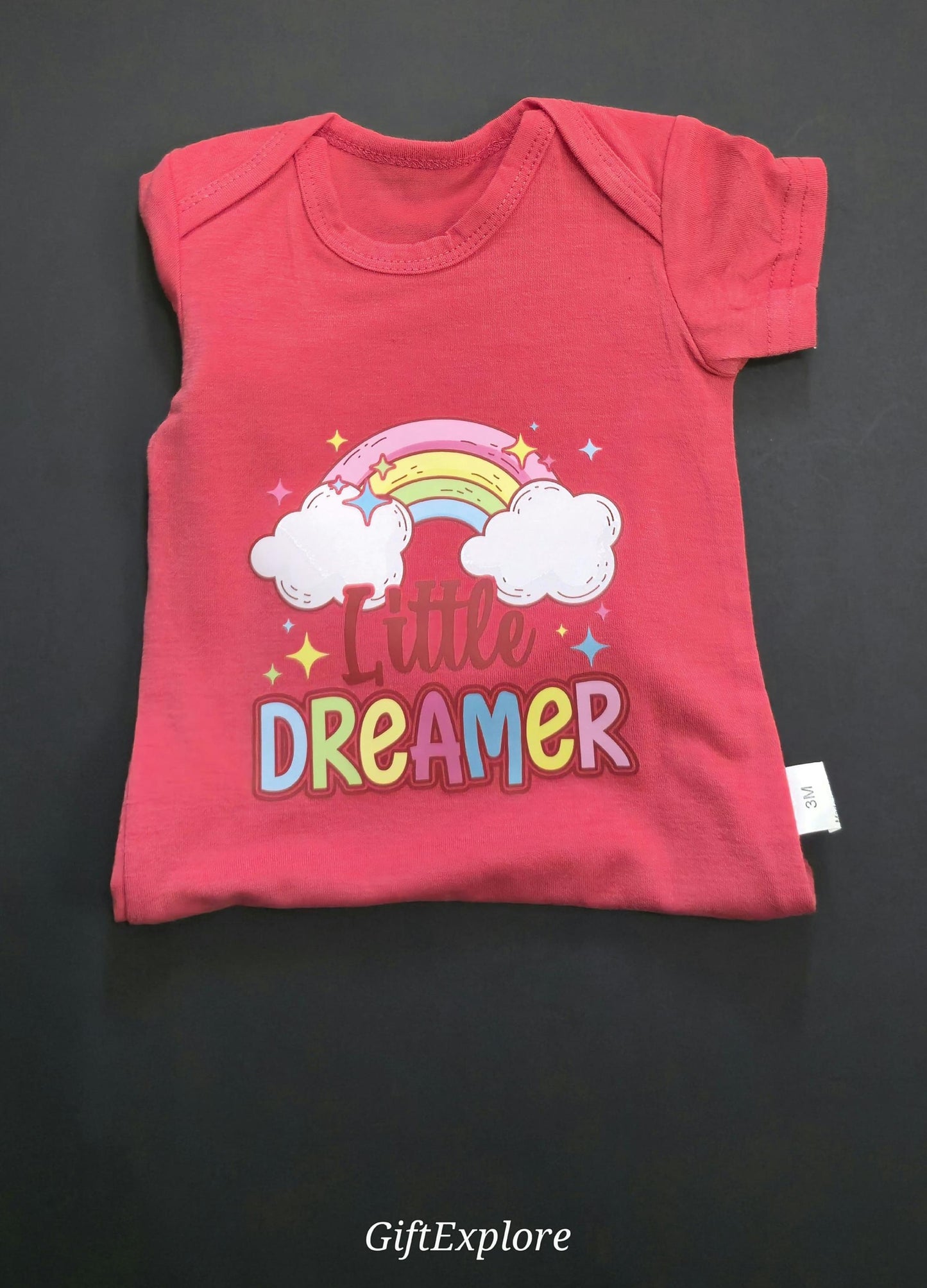 Little Dreamer Baby Onesie: Soft Cotton Bodysuit, Newborn Gift