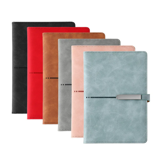 Premium Leather Notebook – Magnetic Strap Closure, Thick Paper Journal (Multiple Colors)