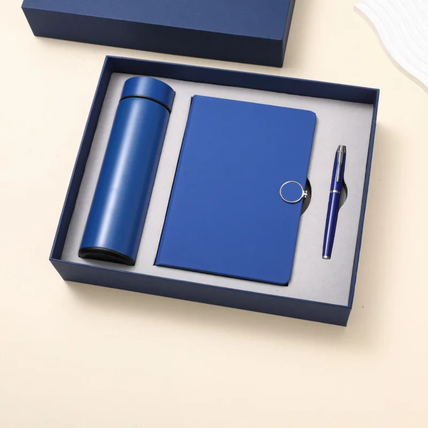 Luxury Executive Gift Set – Notebook, Stainless Steel Thermos & Premium Pen (Corporate & Personal Gift Box)