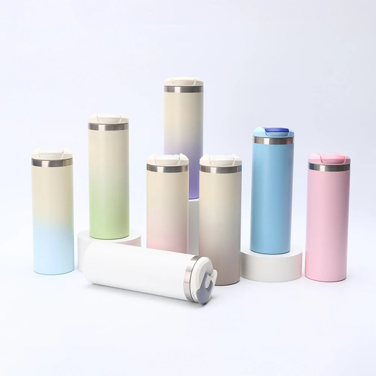 Premium Gradient Stainless Steel Insulated Travel Bottle – 17oz / 500ml