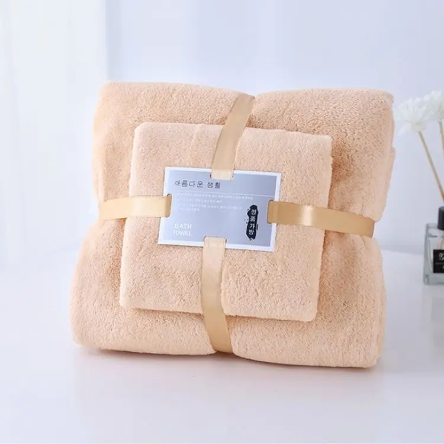 280 GSM Ultra-Soft Plush Microfiber Towel Set (2-Piece) – Premium Quality, Non-Shedding, Quick-Dry