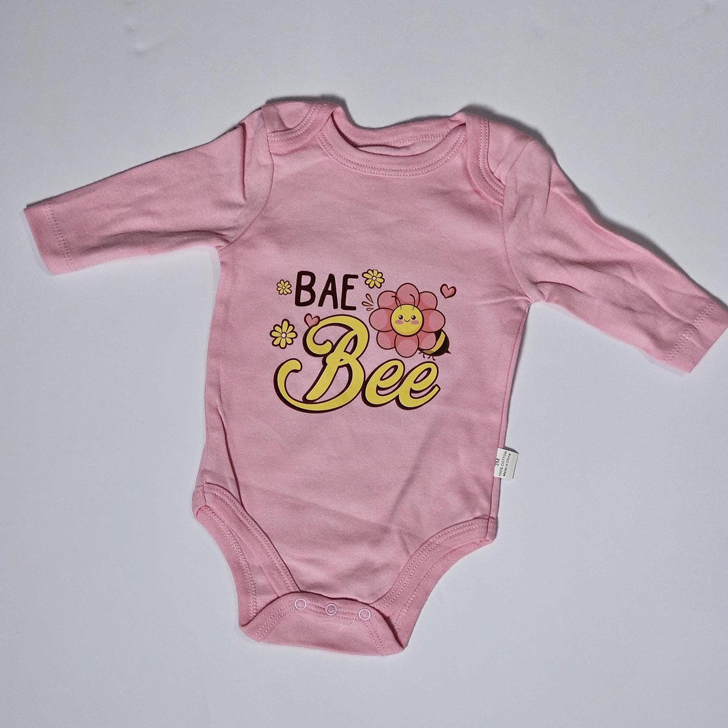 Bae Bee Baby Onesie | Cute Bee Infant Bodysuit 3M | Baby Shower Gift | Gender Neutral Baby Outfit | Newborn Clothes