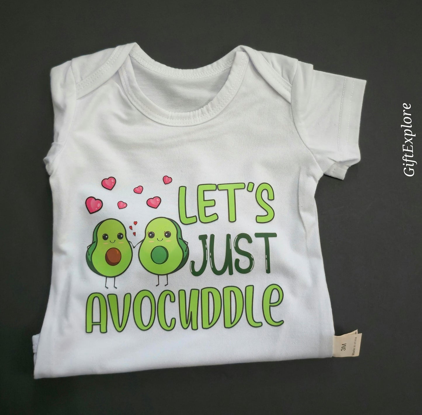 Lets Just Avocuddle Baby Onesie® | Cute Punny Baby Bodysuit | Newborn Gift | Baby Shower Outfit | Soft Infant Clothes