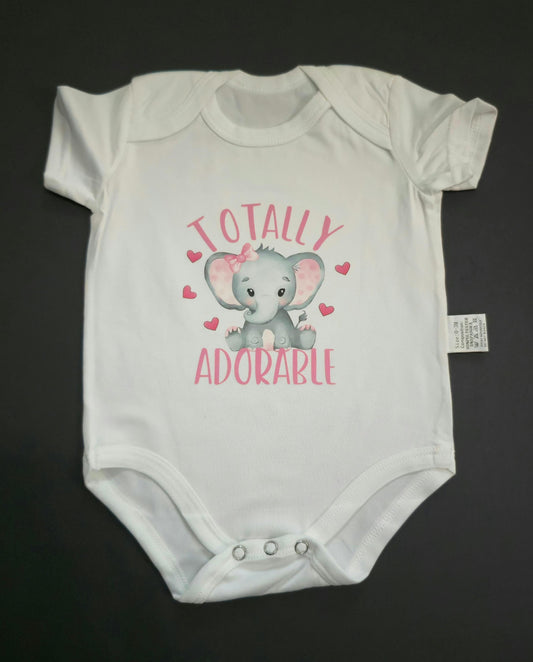 Totally Adorable Baby Onesie: Soft Cotton Newborn Bodysuit