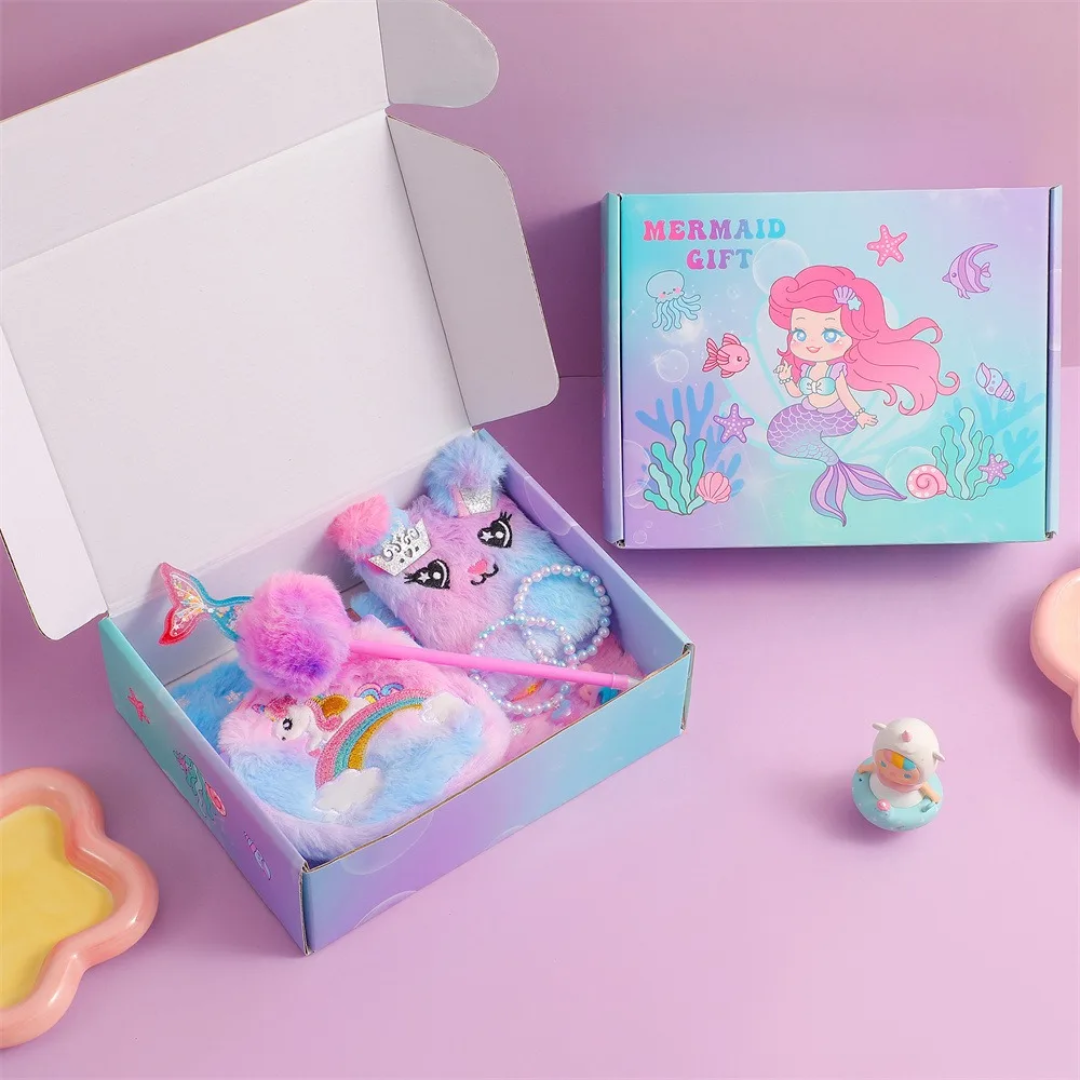 Unicorn Gift Set for Girls – Journal, Purse, Jewelry & Pen