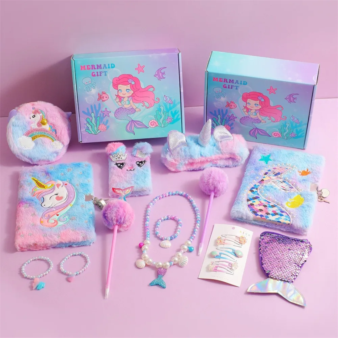 Unicorn Gift Set for Girls – Journal, Purse, Jewelry & Pen